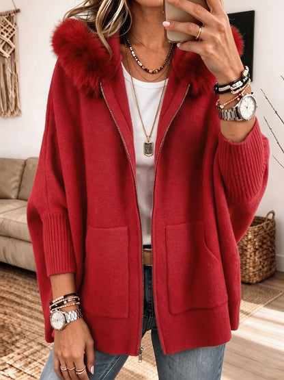 Veste À Capuche Babette En Maille