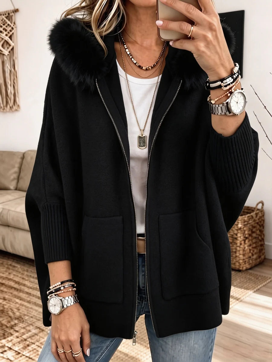 Veste À Capuche Babette En Maille