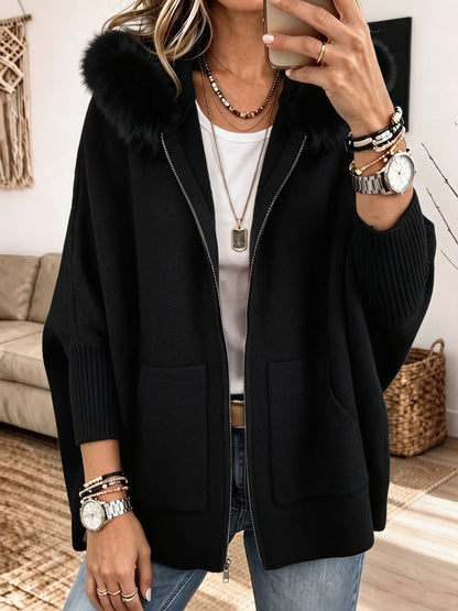 Veste À Capuche Babette En Maille