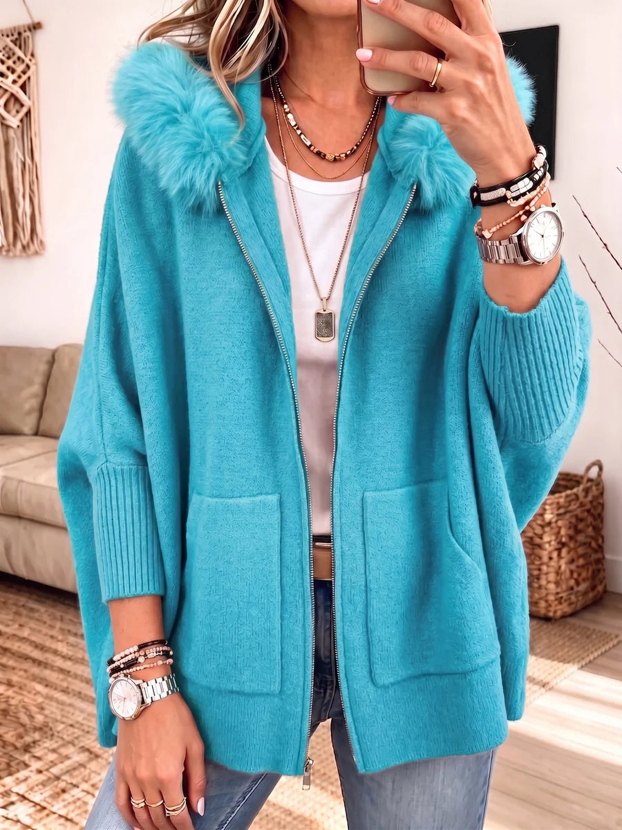 Veste À Capuche Babette En Maille