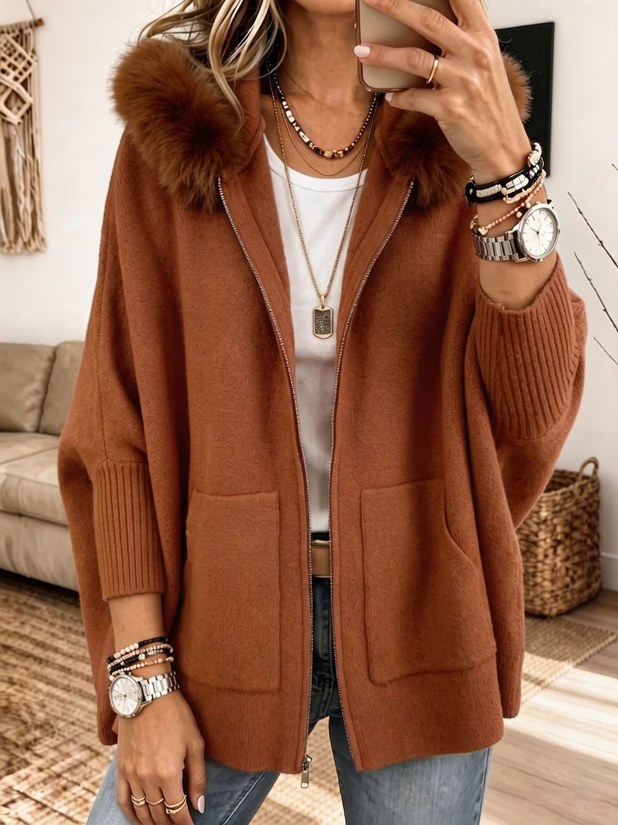 Veste À Capuche Babette En Maille