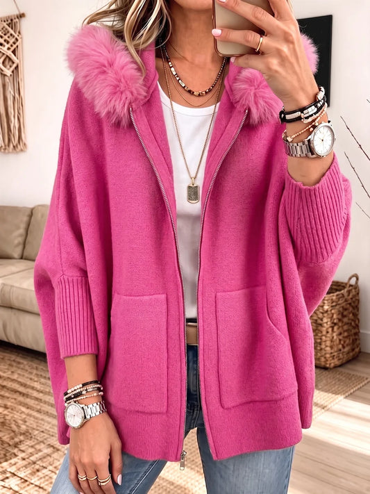 Veste À Capuche Babette En Maille